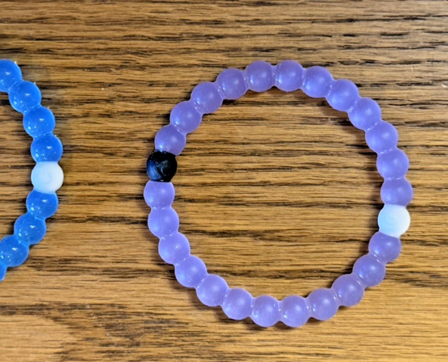 LOT OF TEN (10) LOKAI Silicone Bracelets Assortment of Colors and Sizes