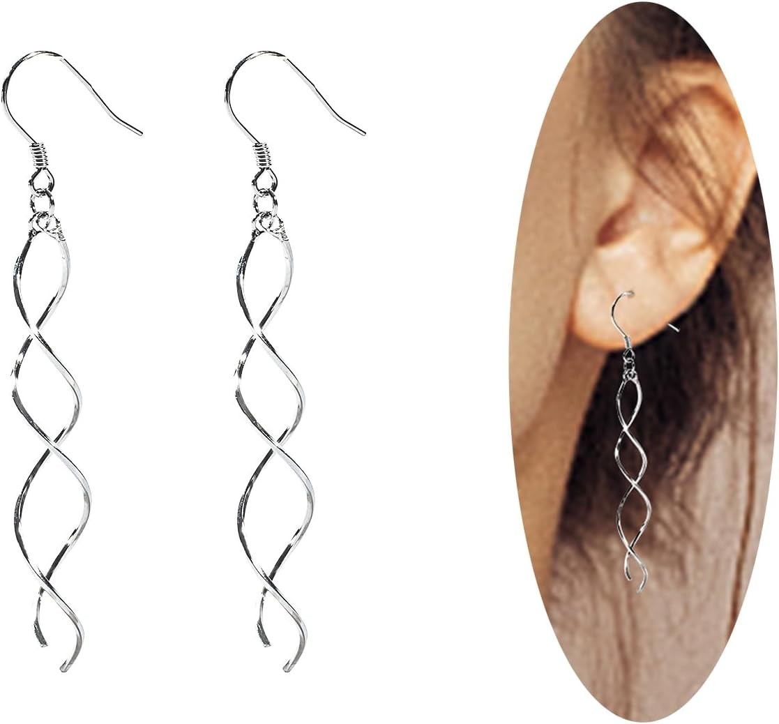 14K Gold & 925 Silver Threader Dangle Earrings – Handmade Hypoallergenic Jewelry