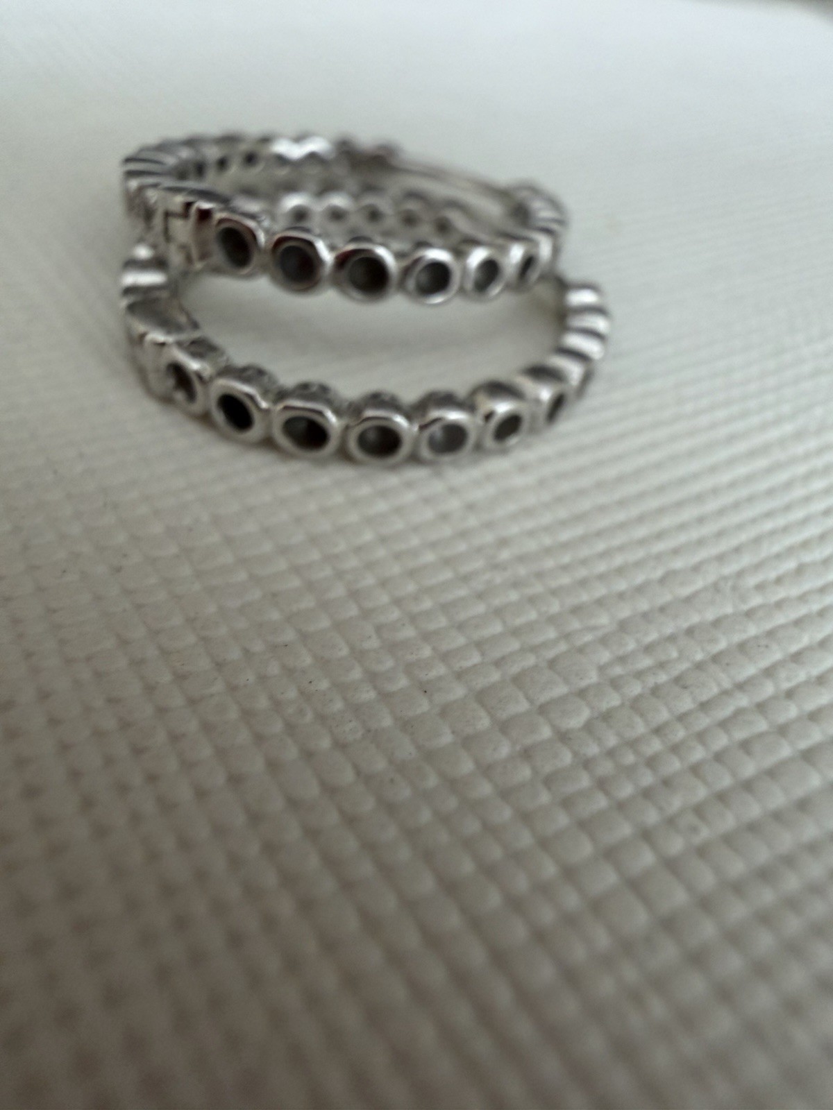 Gabriel & Co. 14K White Gold Diamond Huggies Earrings