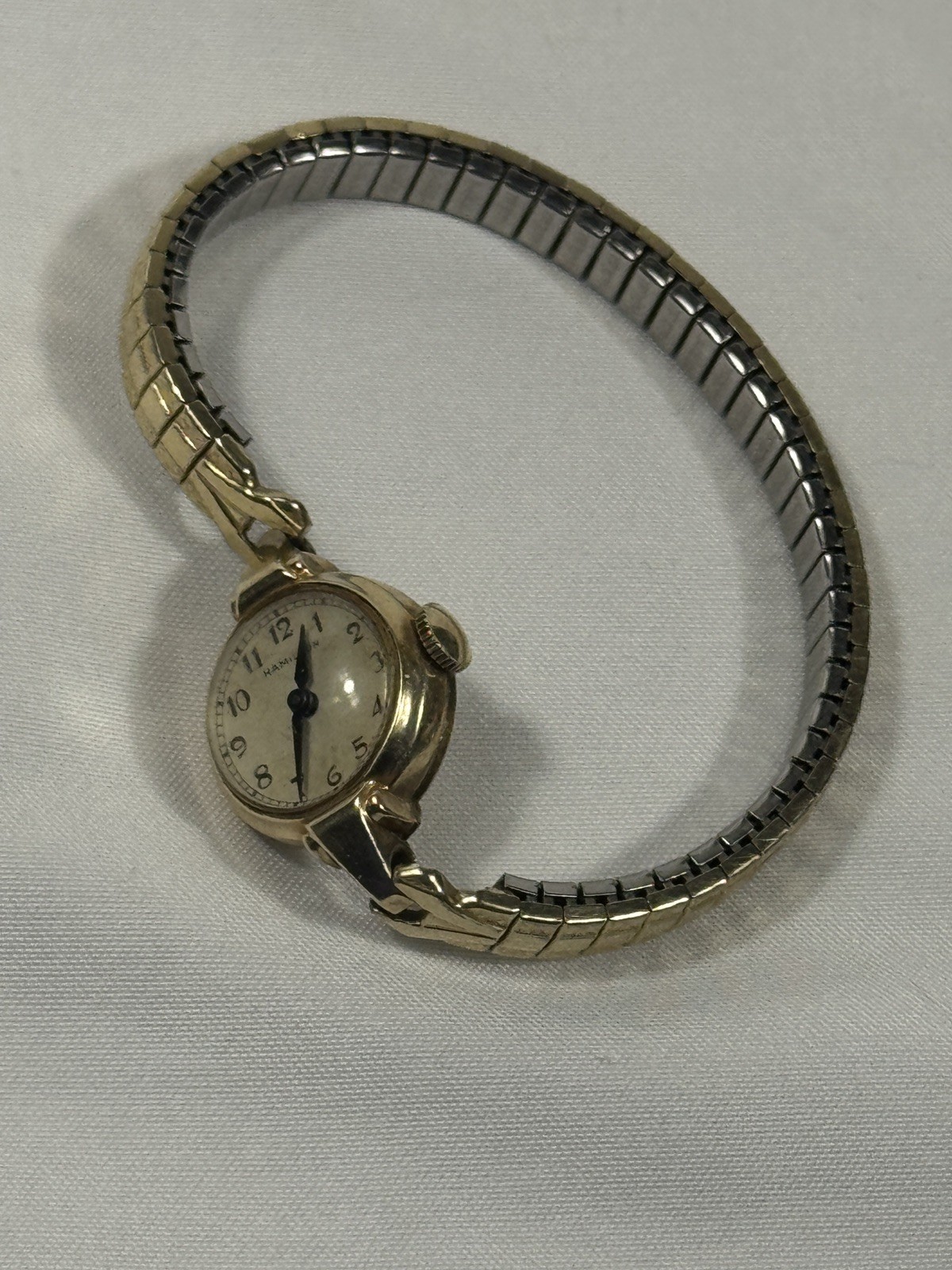 2 VINTAGE HAMILTON 750 17 JEWELS 10K GOLD FILLED JENNY-B LADIES WRISTWATCH CLEAN