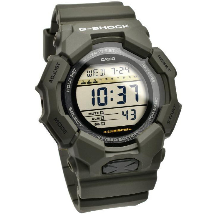 Casio G-Shock GD-010-3JF Quartz Gray Dial 51.9 mm Watch