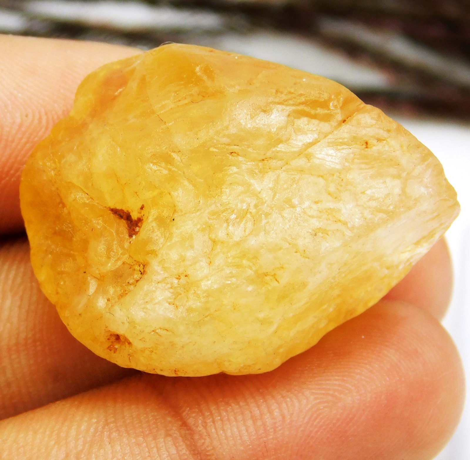 Natural 77.00 Ct Yellow Citrine Untreated Unheated Raw African Rough Loose Gems