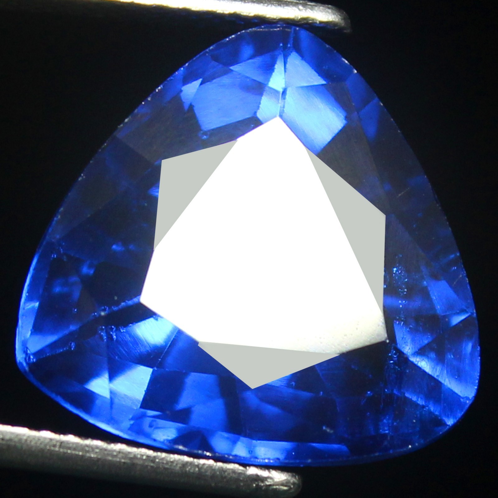 Natural 10.9 Ct Certified Ceylon Blue Sapphire 14×14 MM Trillion Stunning Gems