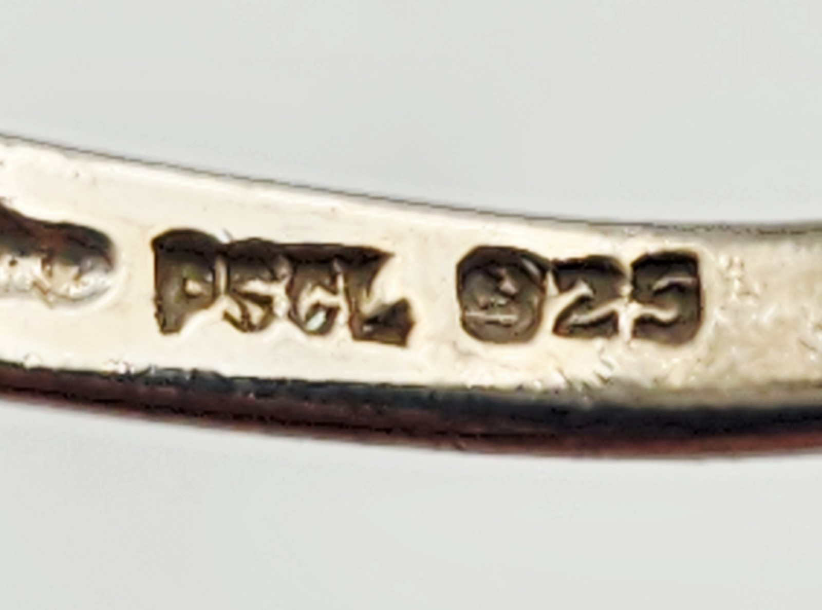 Peter Stone Company Ltd Sterling Silver Celtic Heart Trinity Knot Ring Size 9