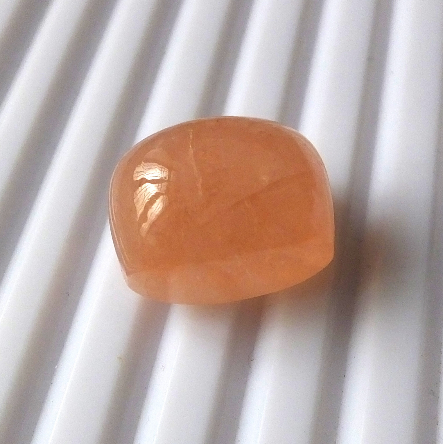 28.00 Carat Natural Peach Morganite Cabochon Cushion Cut Loose Gemstone 18X14 mm
