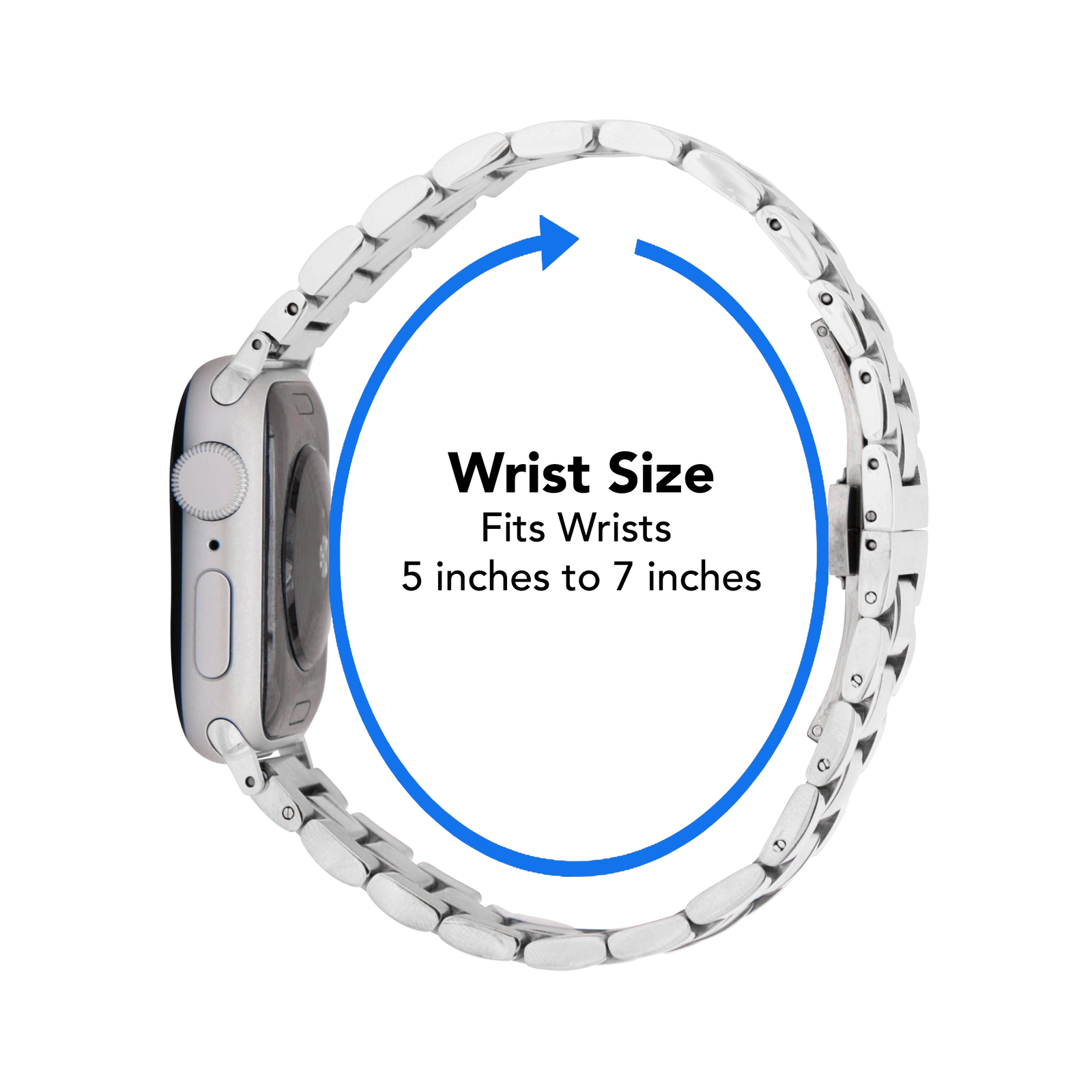 Metal Deployment Bracelet Strap for Apple Watch Band 49mm Ultra 1 & 2