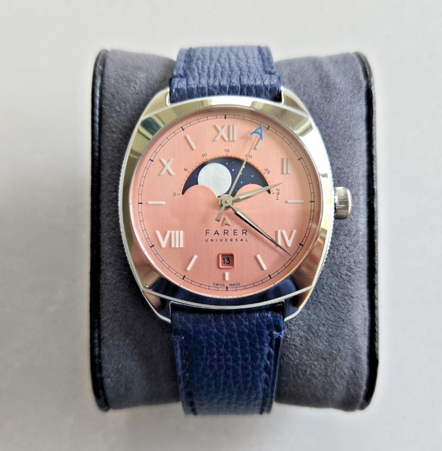 Farer Eddington Moonphase Watch, hand-wound