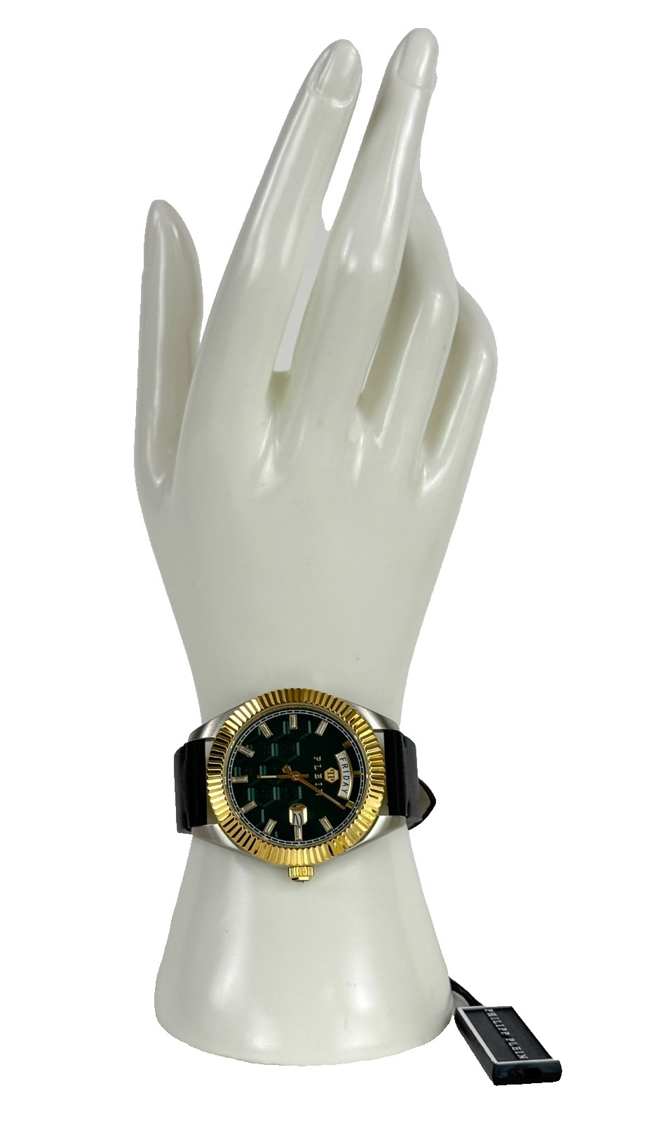 $450 Philipp Plein New Men Date Superlative Gent Watch Gold Stainless PWPVA0124