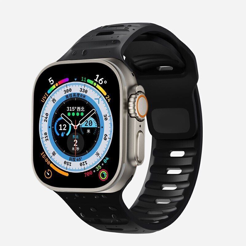 For Apple Watch Series Ultra 11 10 9 8 7 5 Silicone Sport Strap Band 38/49mm