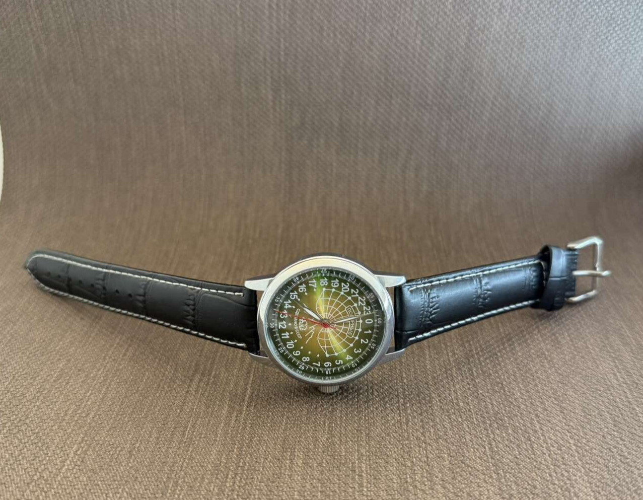 Watch Raketa 24h Automatic Wrist Men Russian Soviet USSR Polar Day Vintage Rare