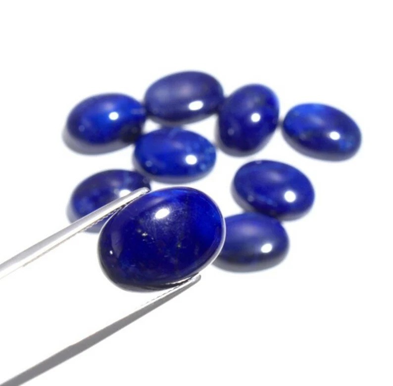 Natural Lapis LazuliOval Cabochon Loose Gemstones 3x5mm to 13x18mm Oval Cabochon