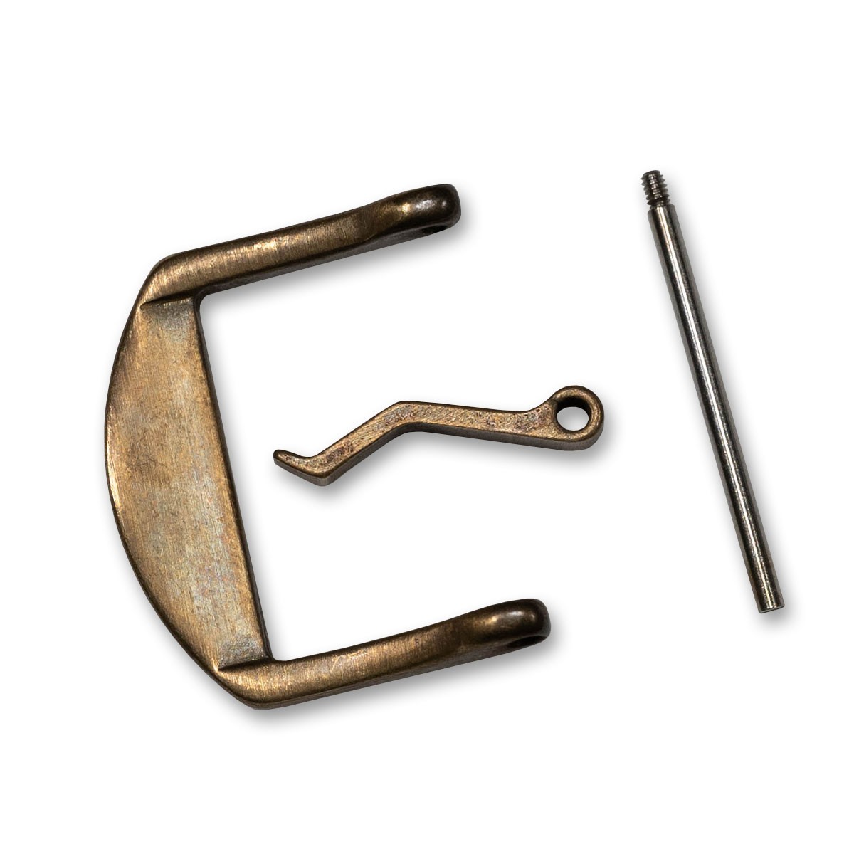 AGED BRONZE Pre-V Buckle For Watch Strap Band Replacement Upgrade 18mm – 26mm
