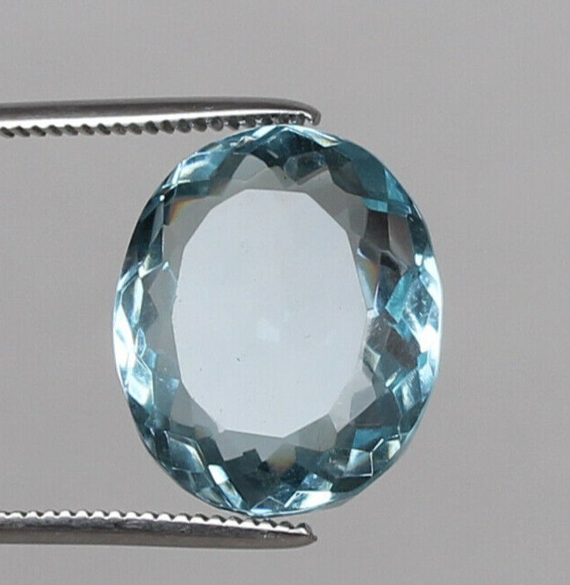 AAA+++ Large Aquamarine Oval Shape 29.25 Ct. Loose Gemstone for Gift Women/Her