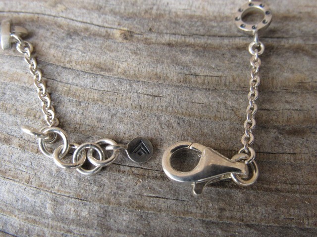 NEW SILPADA A2173 Sterling Silver X0 Hugs & Kisses Ankle Bracelet 9.5in A 2173