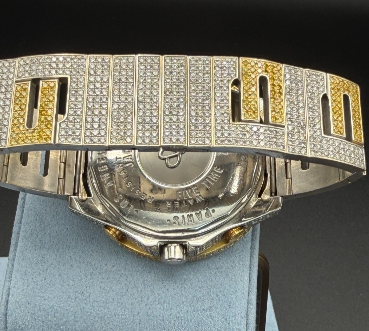 Jacob and Co 5 Time Zone The World Is Yours in Paved Diamonds