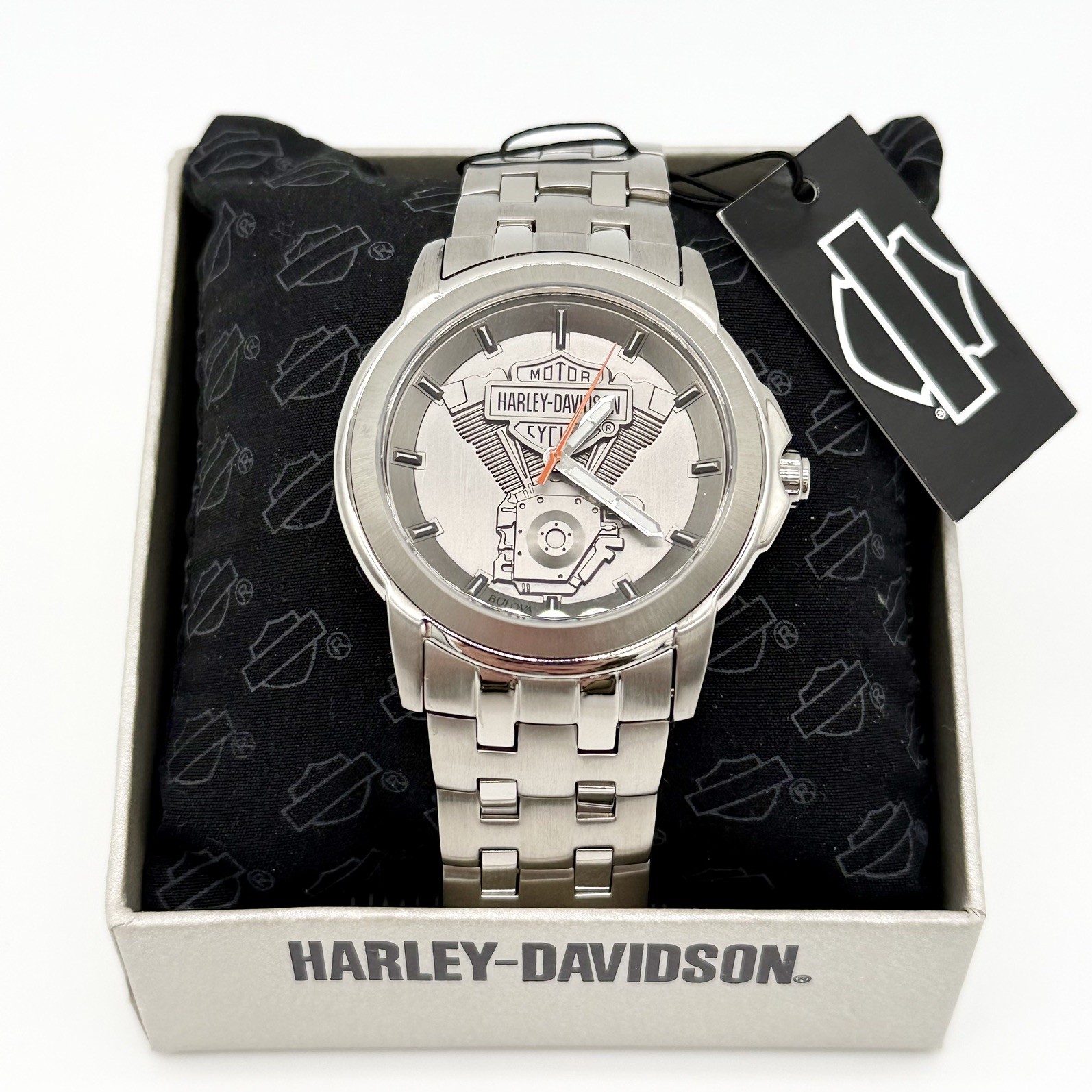 🔥HARLEY DAVIDSON ‘TWIN CAM’ BULOVA WATCH (76A021) AUTHENTIC COLLECTABLE🔥