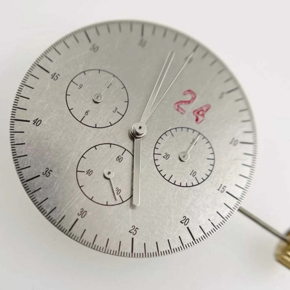 China Made 4130 Mechanical Movement 6 Hands No Calendar Daytona Blue Hairspring