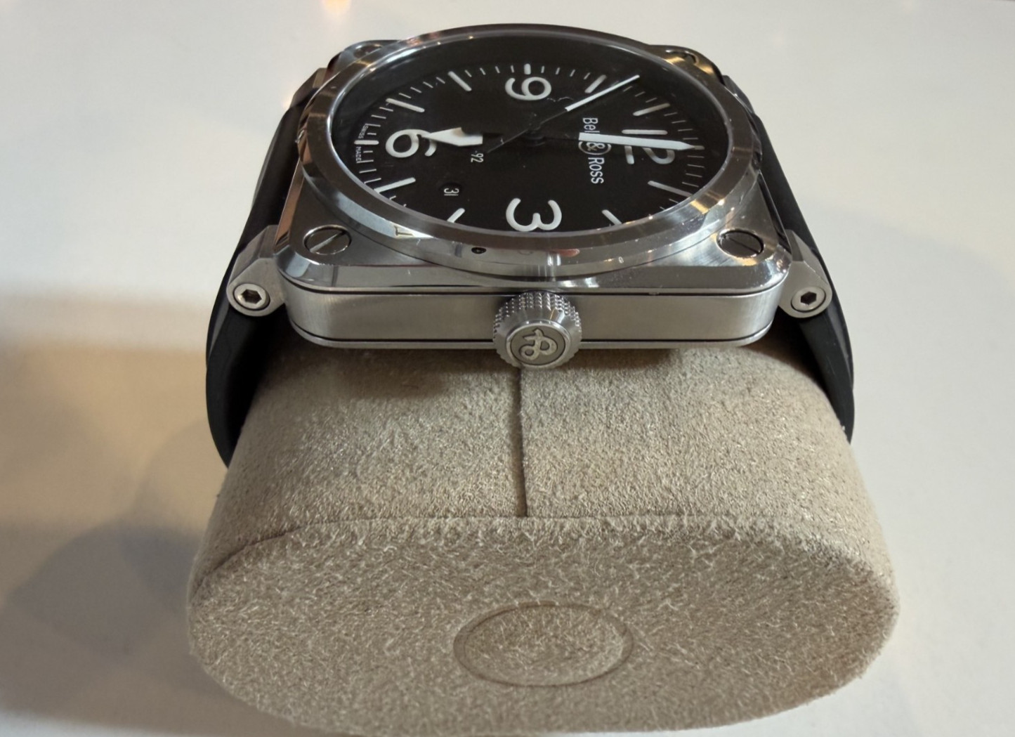 Bell & Ross Aviation Automatic Black Dial (BR0392-BLC-ST) Excellent Condition!