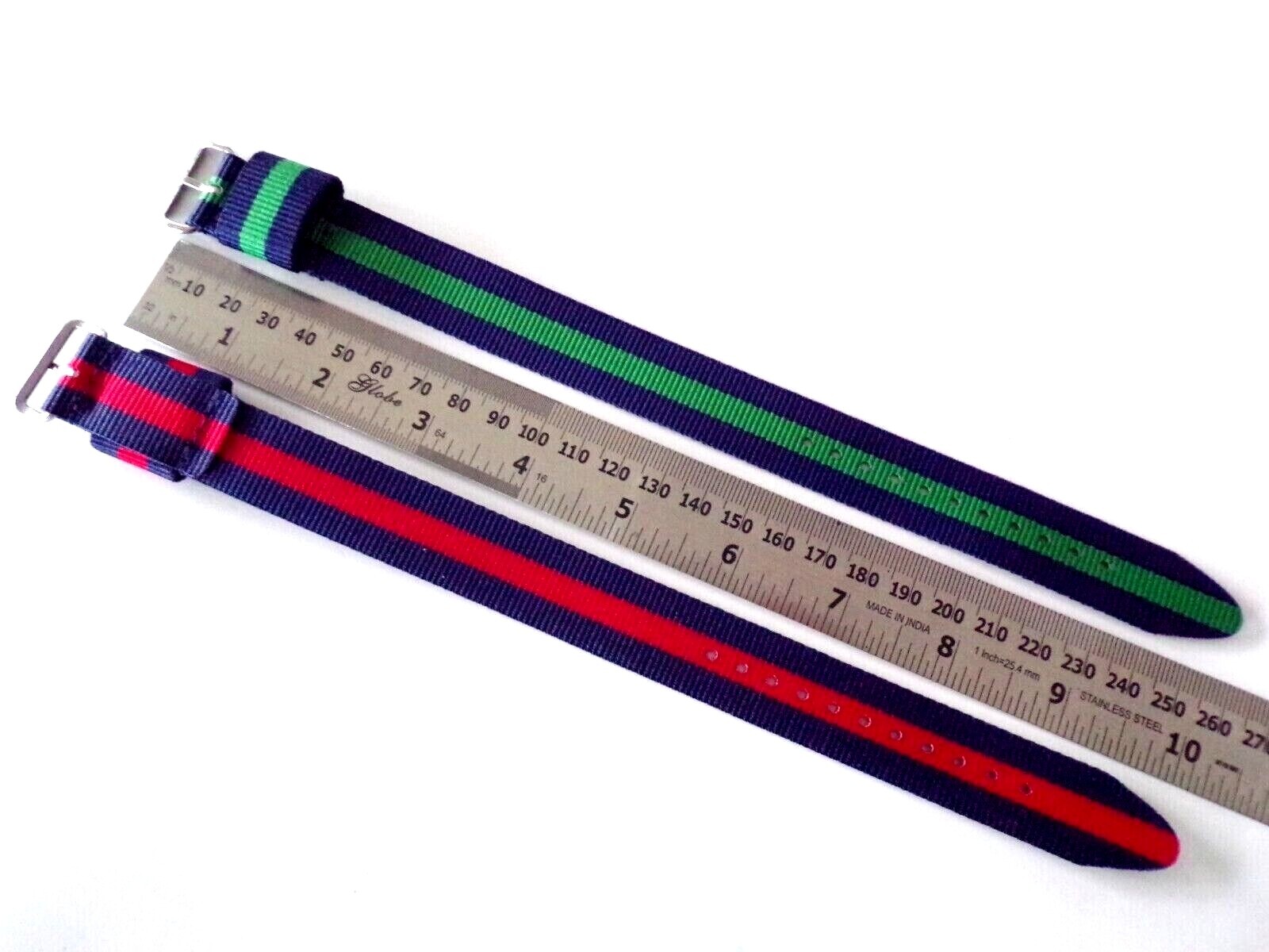 NATO Strap 1pc RAF HD Ballistic nylon Military Single Pass stripe watch band USA