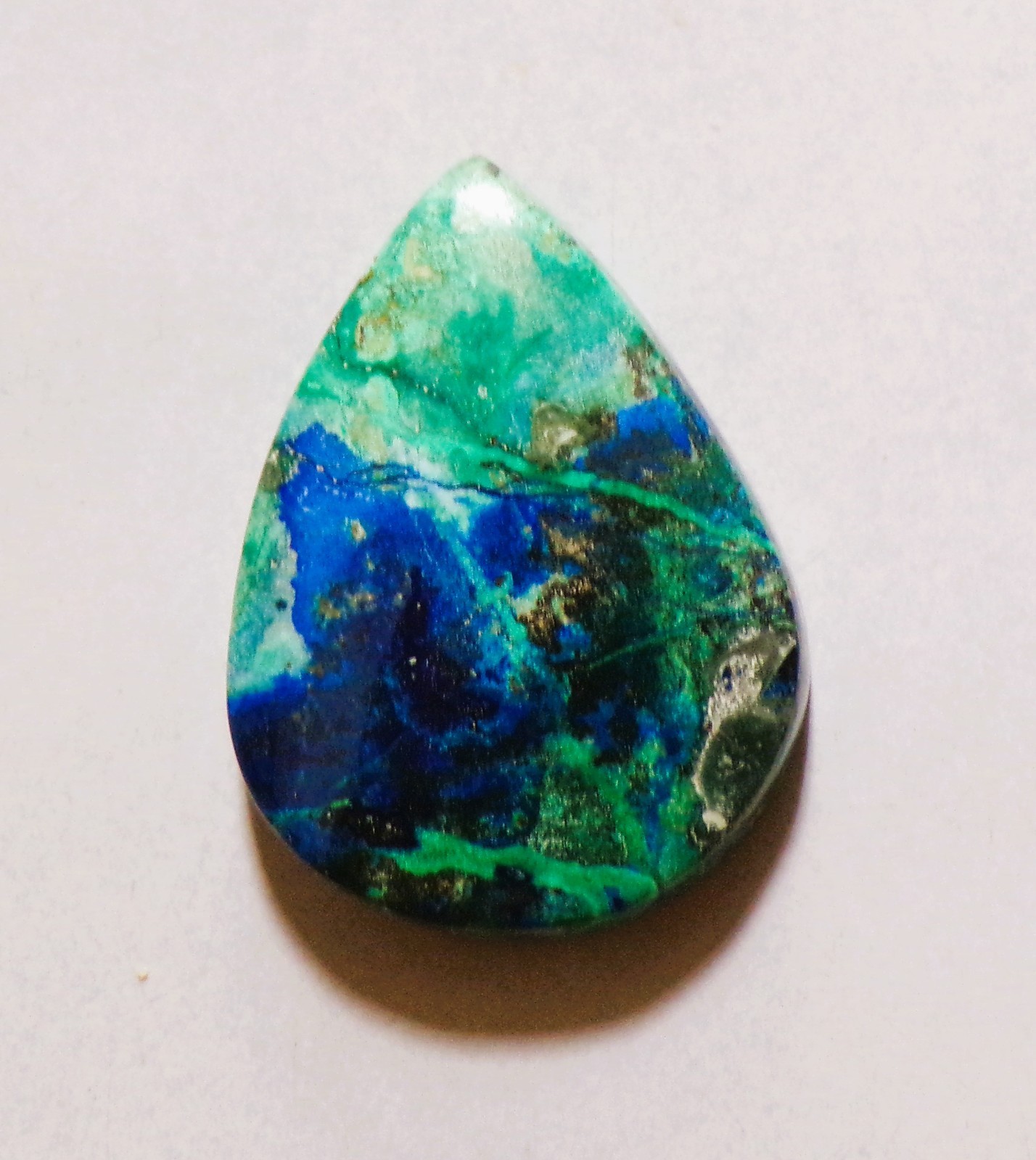 25.20 Cts Natural Azurite Cabochon Loose Gemstone 29X22X6MM