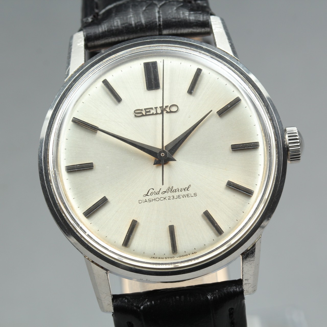 Vintage Seiko Lord Marvel 5740-0010 Seahorse 36mm 23J Men’s Manual Watch JP #116