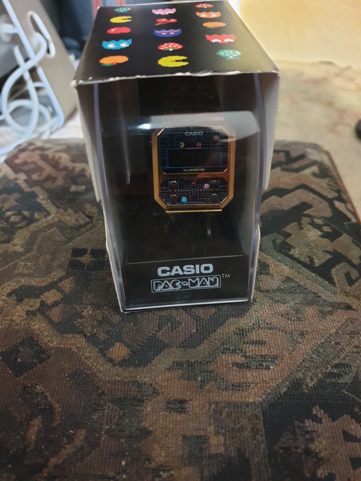 Casio Pacman A100 Wepc-1ber Limited Edition Watch In Mint Condition with Box