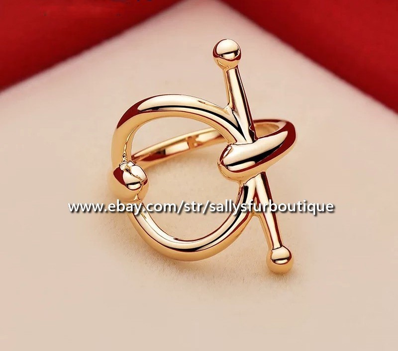 Sally’s Quality 100% Copper Scarf Ring Circle Buckle Brooch For Silk Scarves
