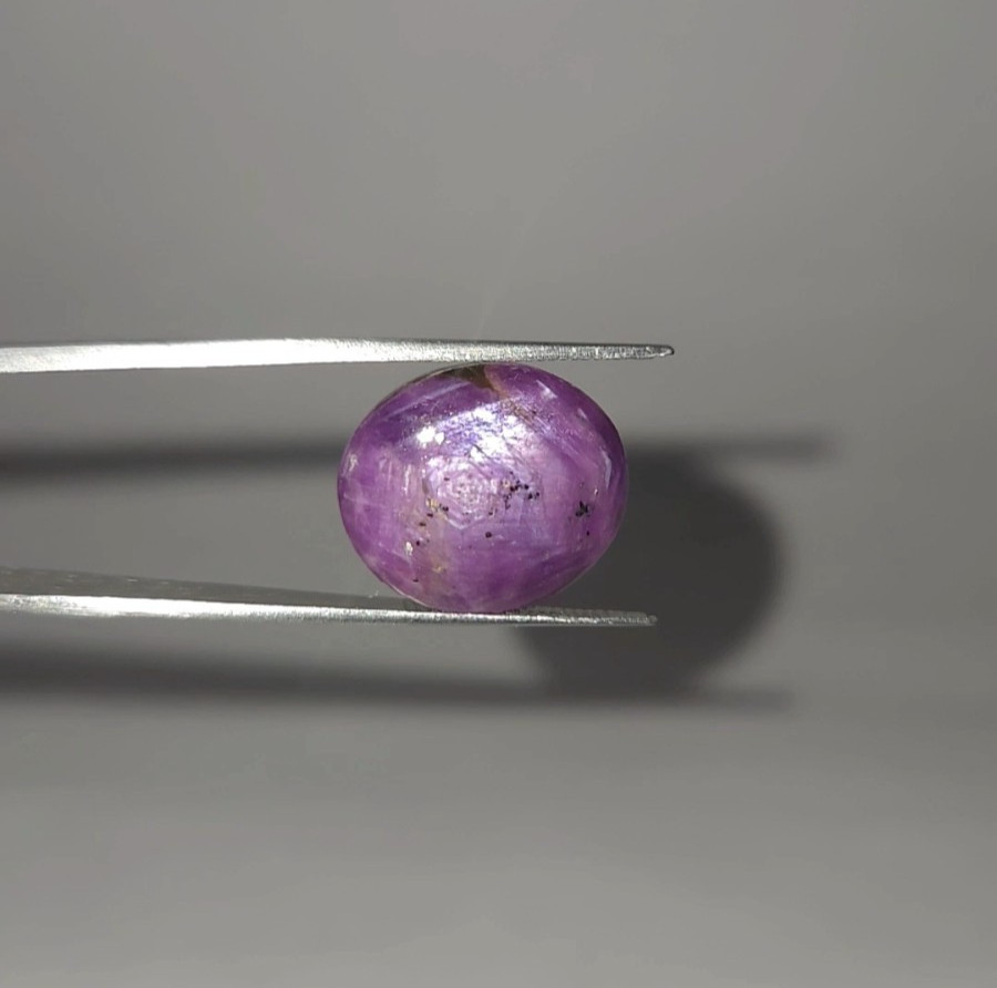 Natural Star Ruby Cabochon 21.25 ct Pink Oval untreated loose gemstone