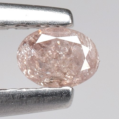 0.11Ct Natural Purple Pink Oval Natural Diamond a45