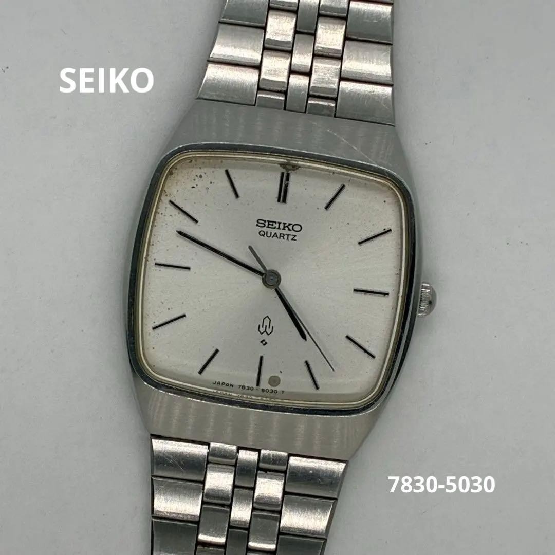 Seiko Quartz 7830-5030,new battery,working condition,item number2444 From Japan