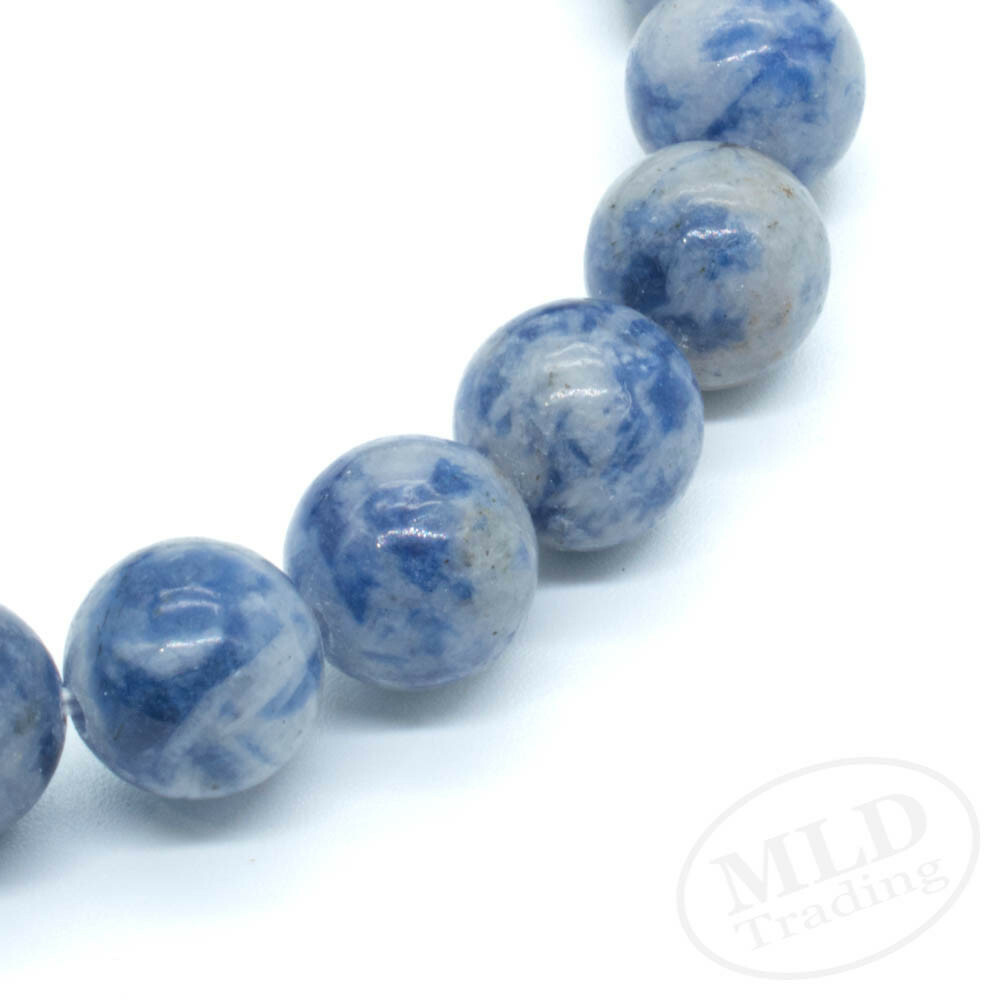 High Grade Natural Blue Sodalite Stone Stretch Bracelet 7″ – 8mm Round Beads
