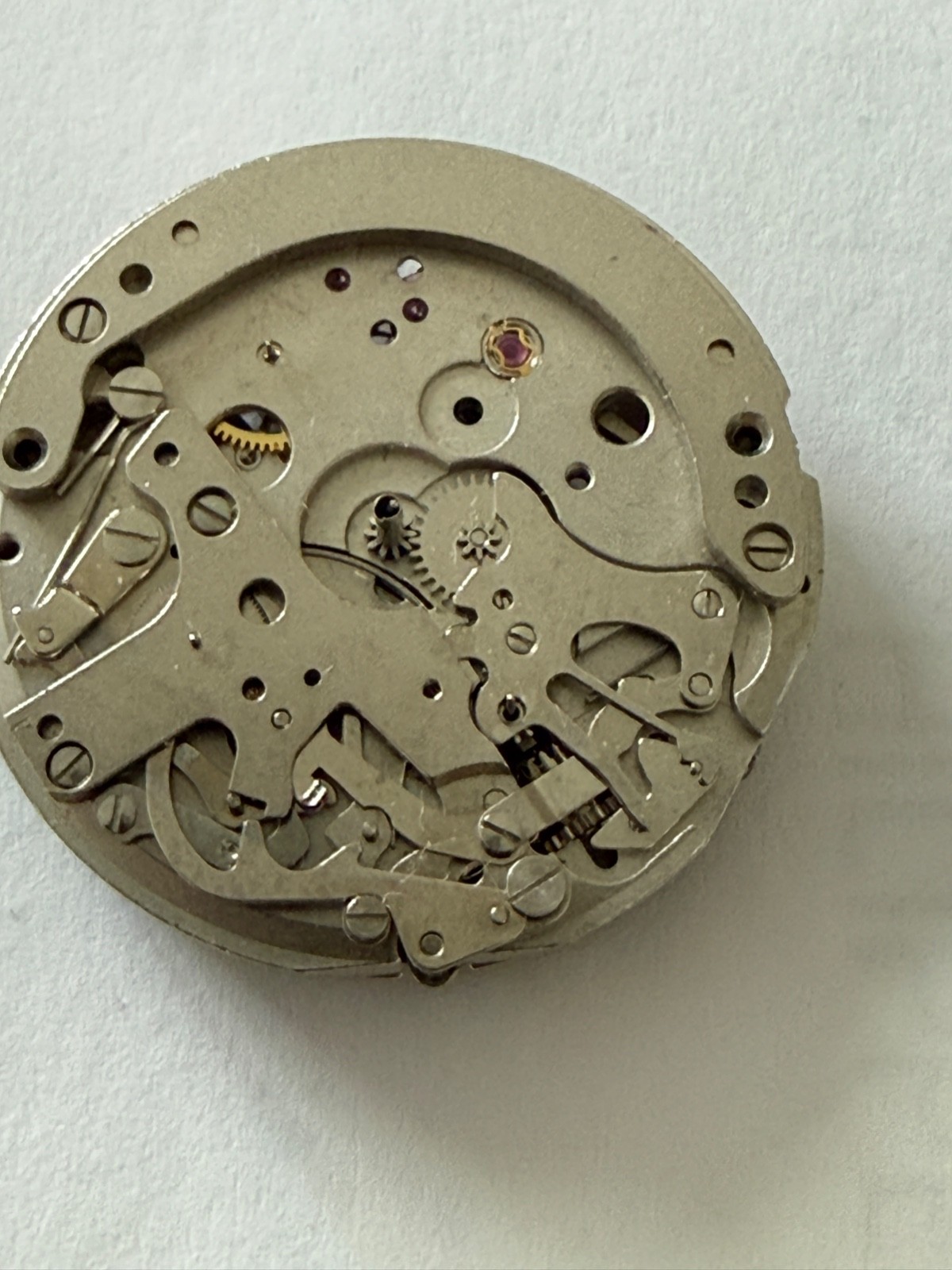 Vintage Wakmann Valjoux 7736 Manual Chronograph movement working perfect