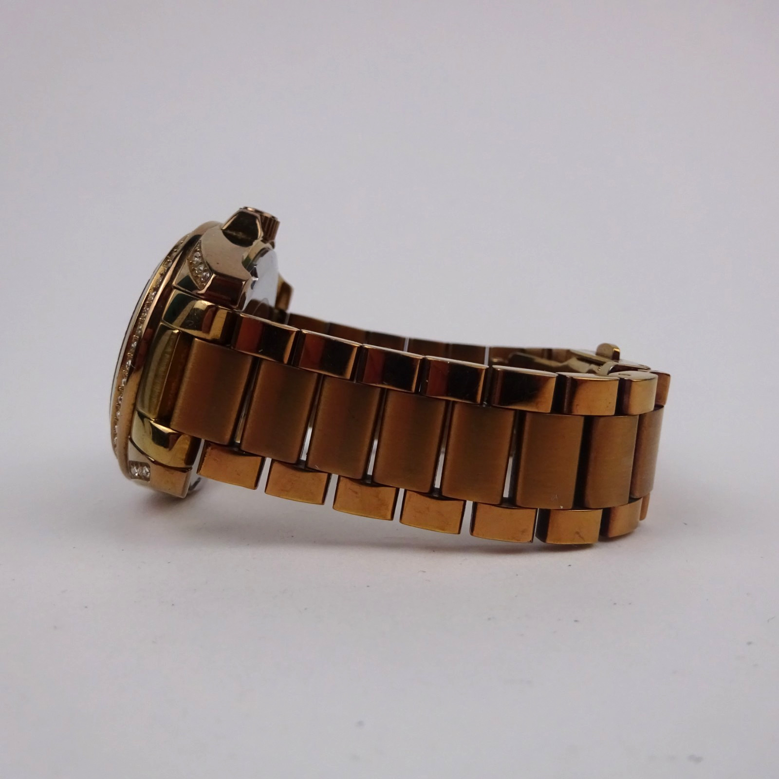 Michael Kors MK5613 Rose Gold Tone Day Date Gem Set VERY SMALL SIZE 15.5cm