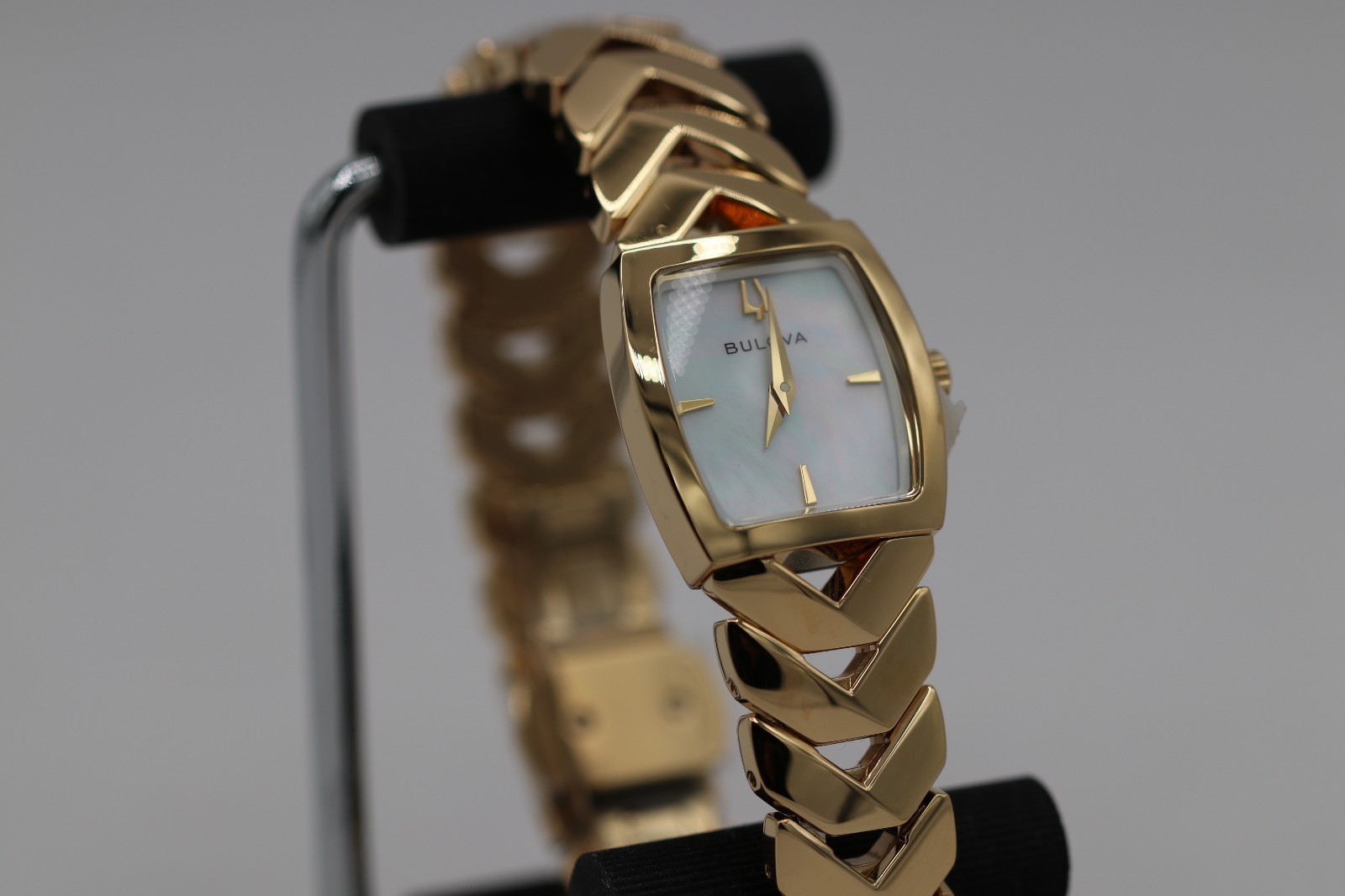Bulova Classic 97L183 Mother of Pearl Dial Gold SS Women’s Watch | MSRP $550