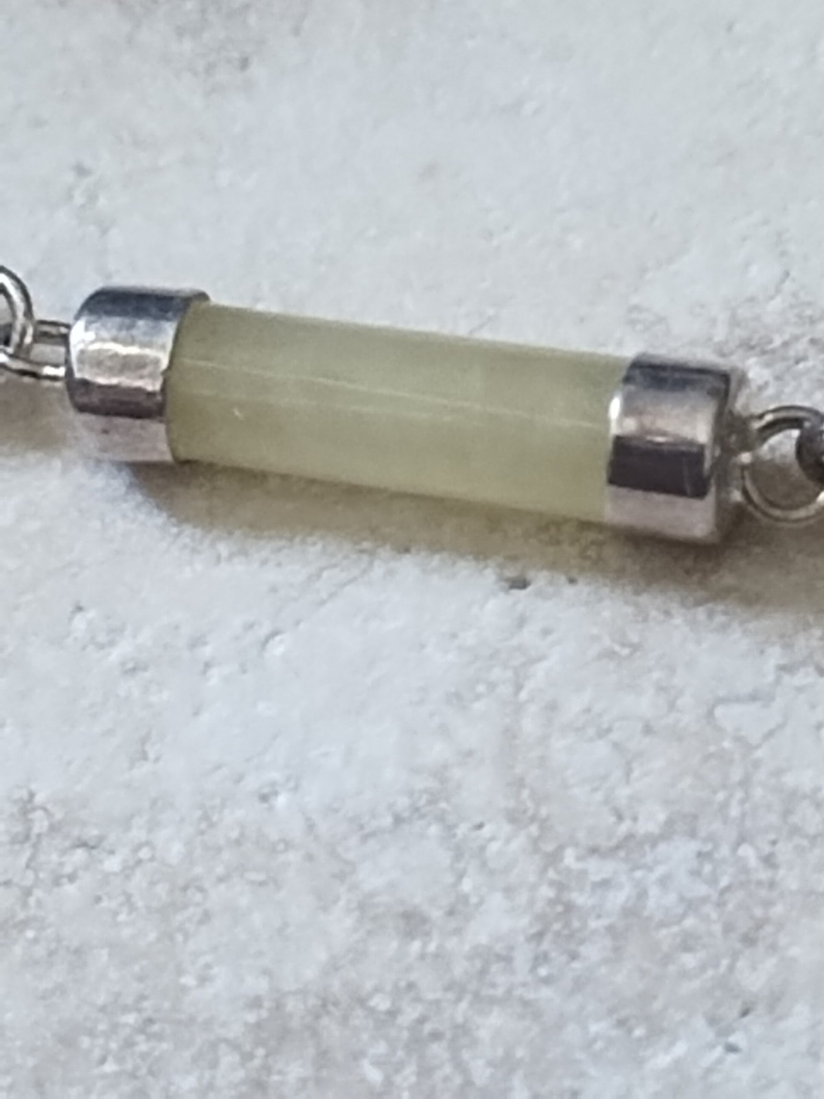 Multi-Stone 925 Sterling Silver Tube Cylinder Link Bracelet