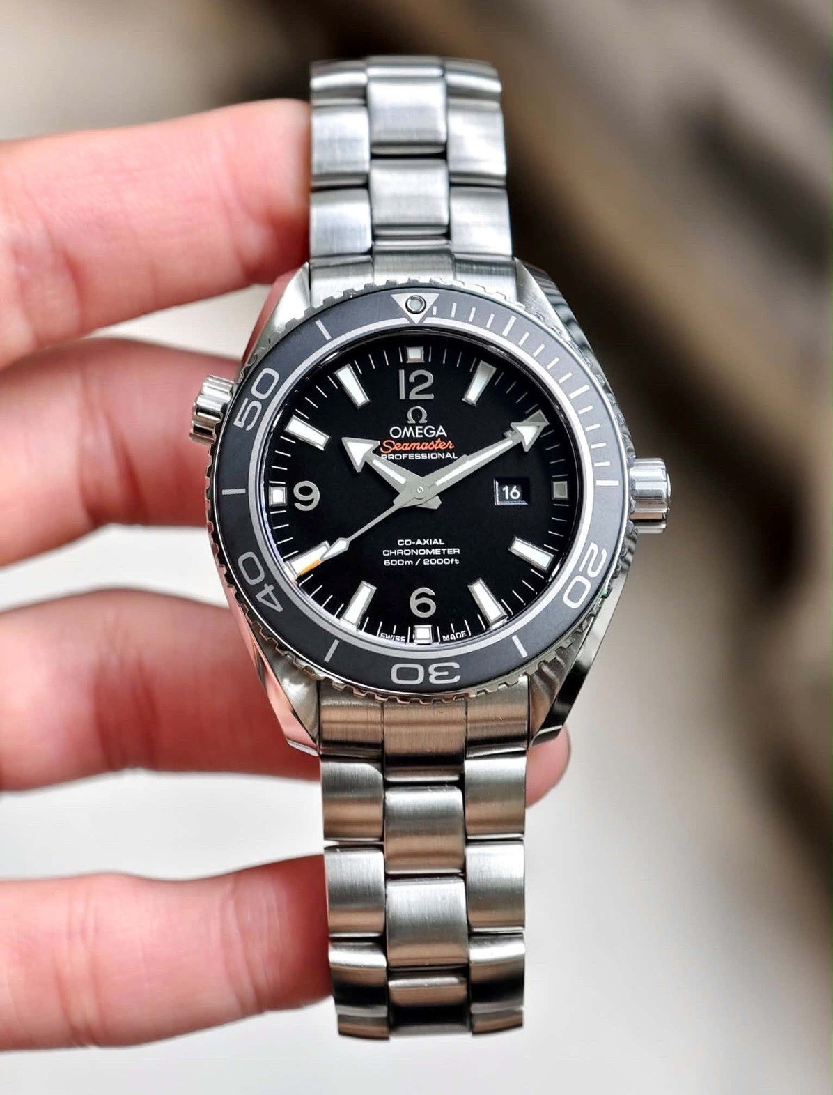 Omega Seamaster Planet Ocean 600M 38mm 2021 Black Dial 232.30.38.20.01.001