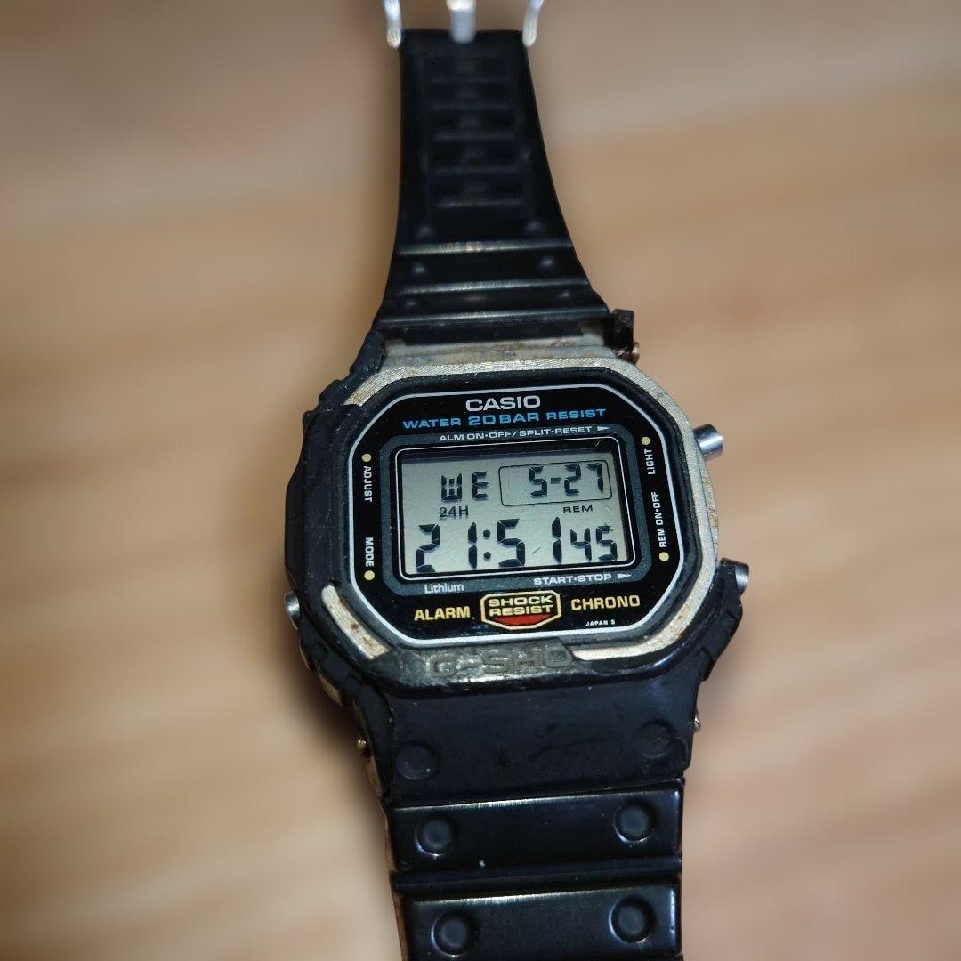 036 dw 5600 691 CASIO Digital Watch Black No.gs3541