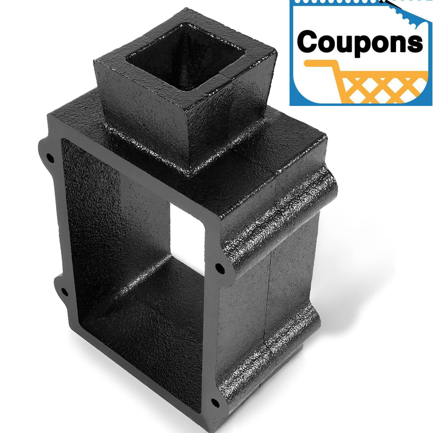 Cast Iron 2-Part Flask Mold Frame for Sand Casting Jewelry Metal Casting Tool
