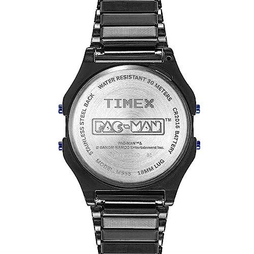TIMEX TW2V94200 PAC-MAN Digital Watch Black 30mm Quartz Unisex Japan New