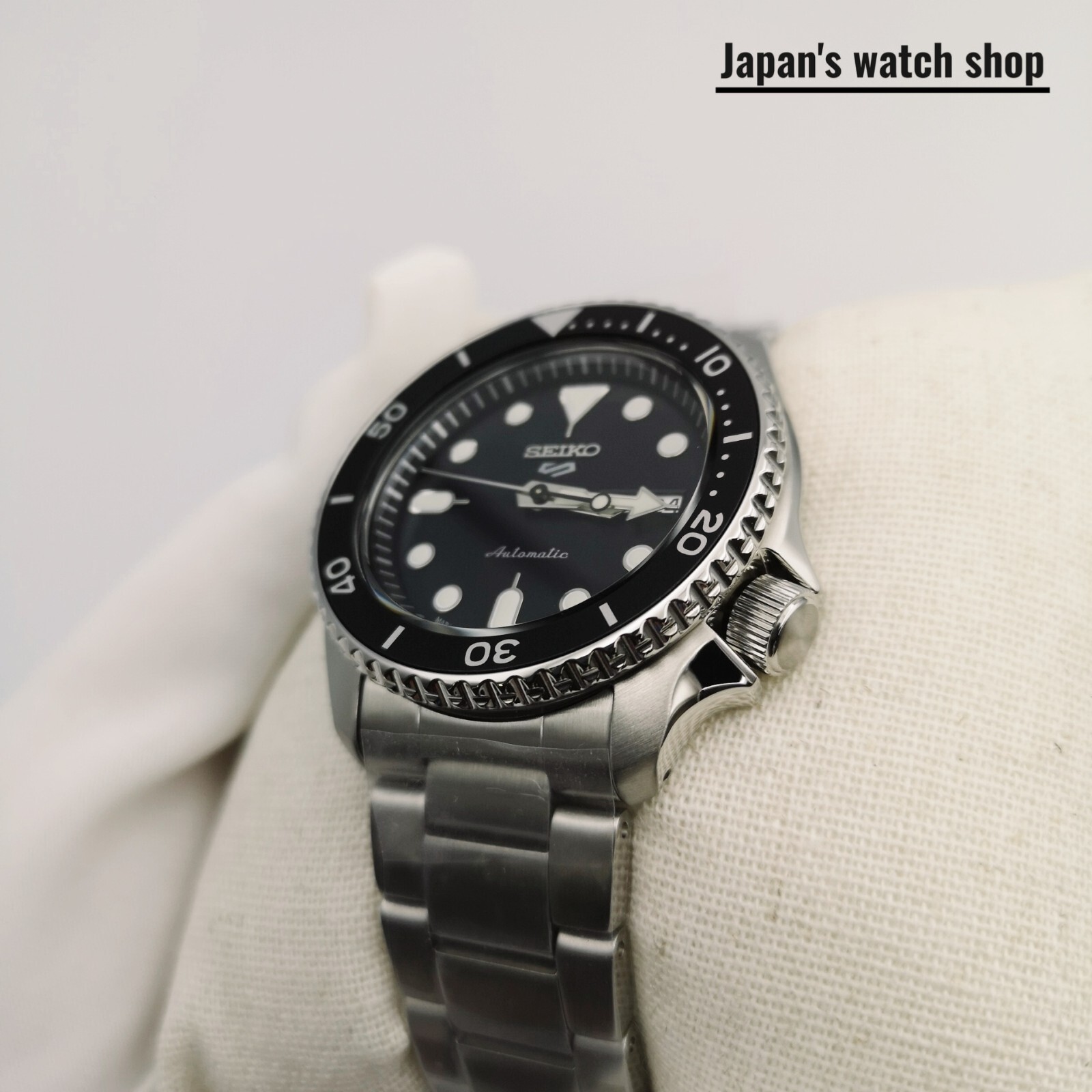 SEIKO 5 SPORTS SBSA005 Black Mechanical Automatic Men’s Watch New in Box