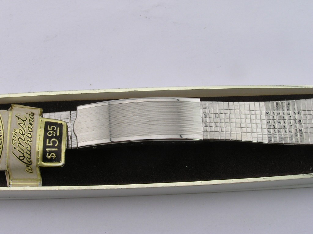 Vintage Kestenmade Mens Watch Band Straight Ends 21.9mm Ends