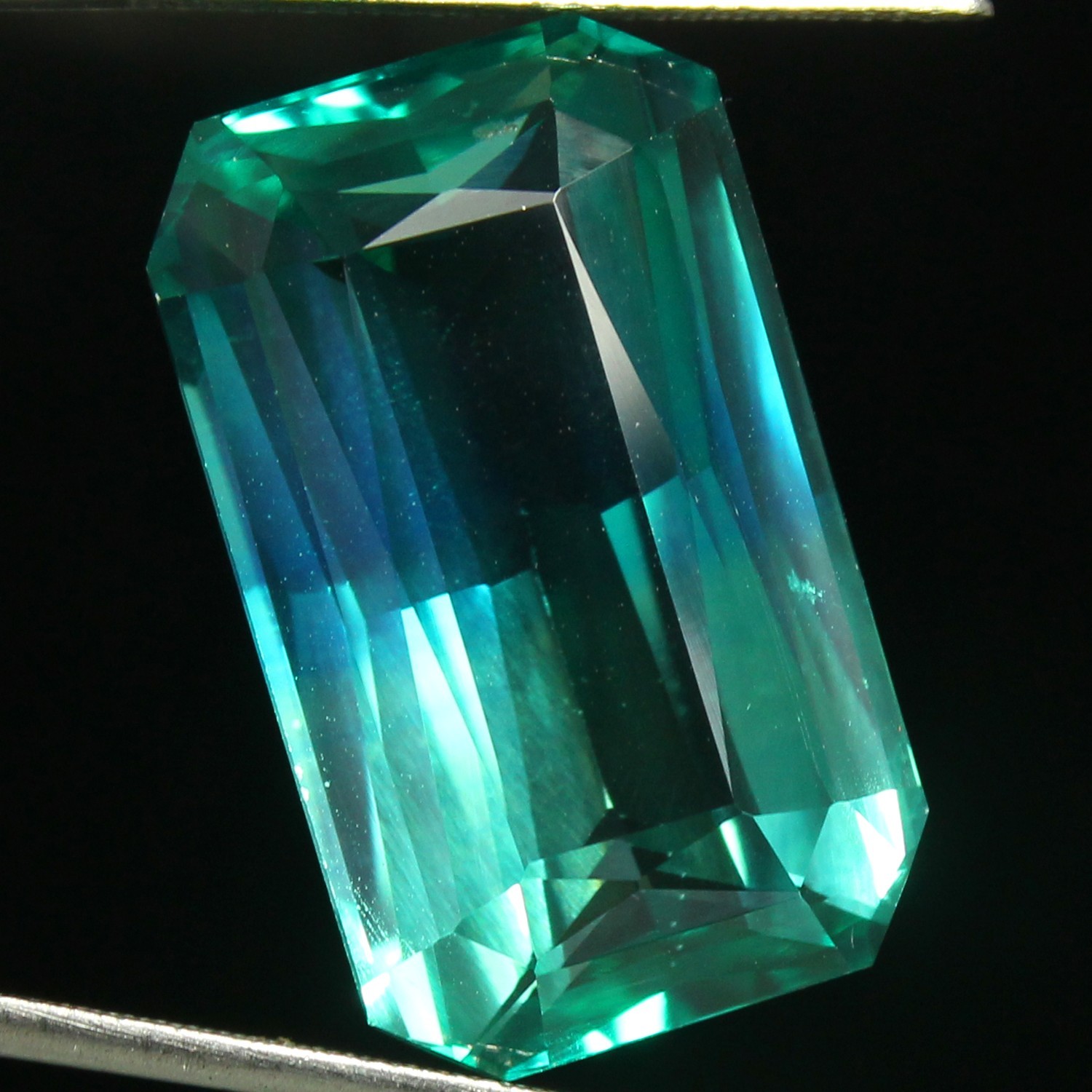 Natural 42.00 Ct Certified Montana Multi Color Sapphire 25×15 MM Emerald Gems