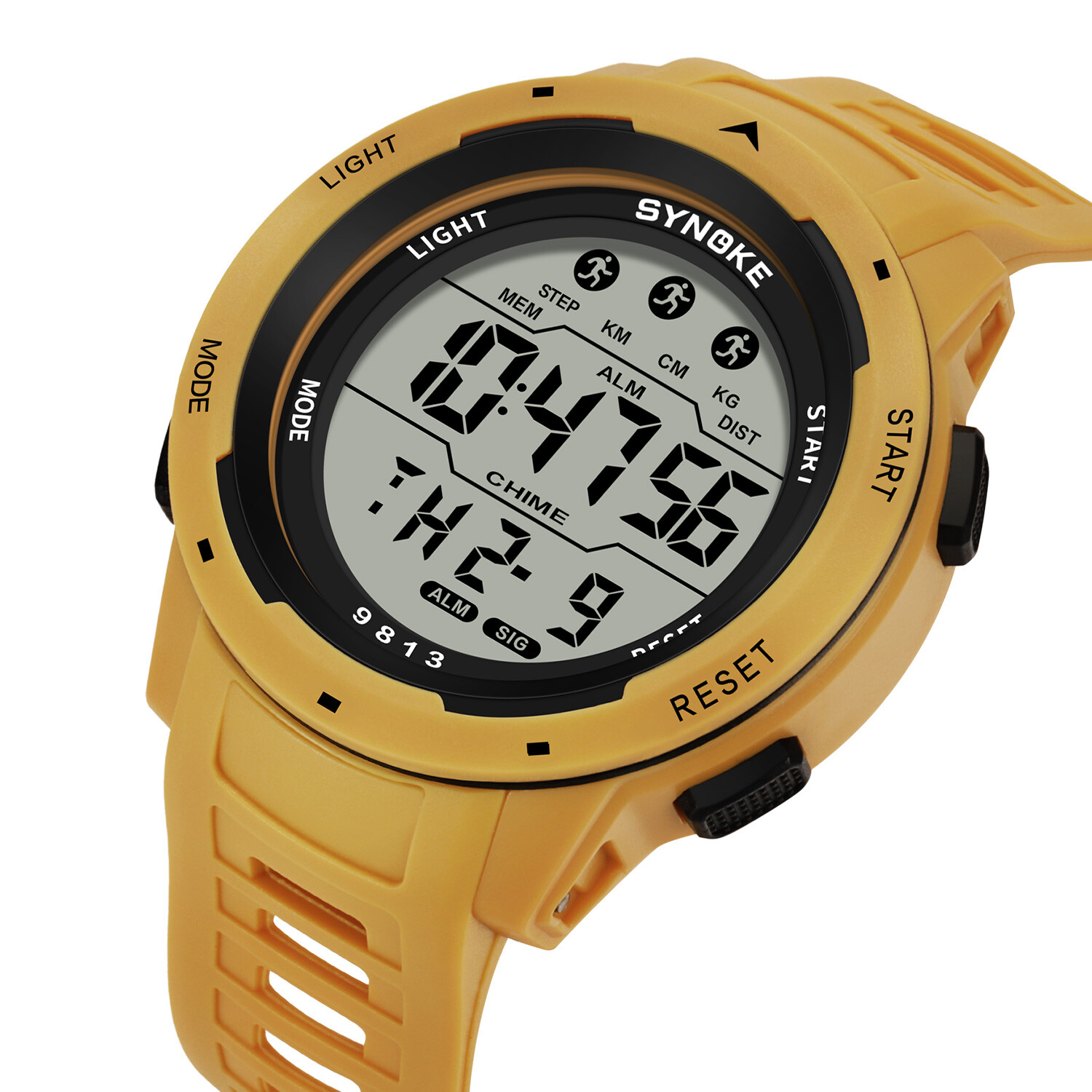 Men Waterproof Digital Sports Watch Military Tactical LED Backlight Wristwatch