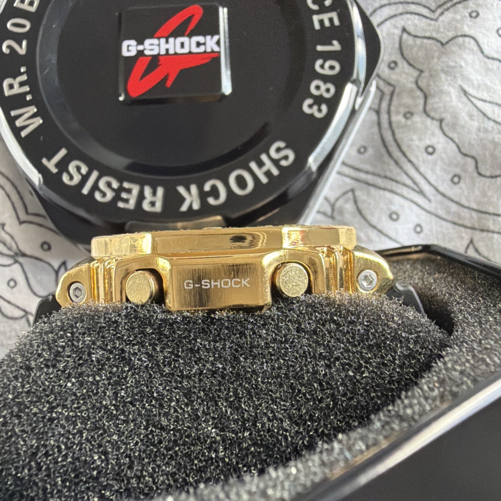 CASIO G-SHOCK GM-2100MG-1AJR “Moon Gold” Limited Edition Metal Cover Watch EXC+4