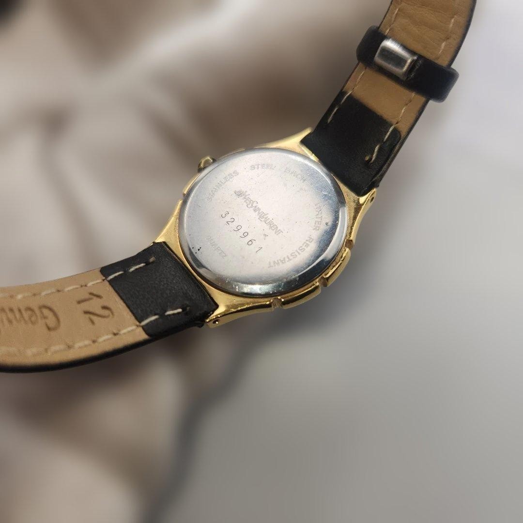 Yves Saint Laurent Watch Working Ladies Quartz