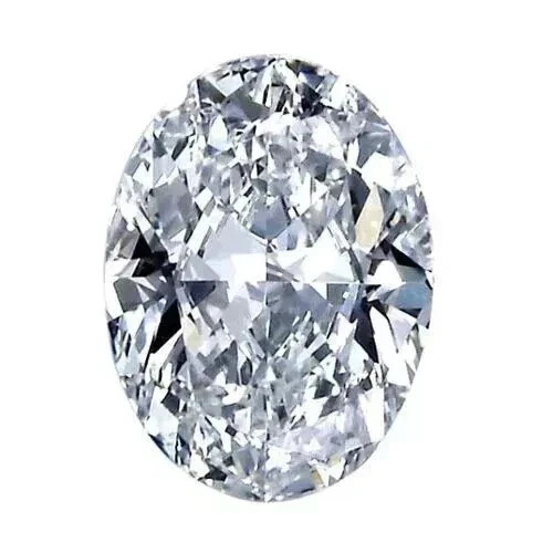 4.00 Ct Loose Moissanite Oval Cut 9 x 11 mm D Color, IF Clarity -AGL Certified
