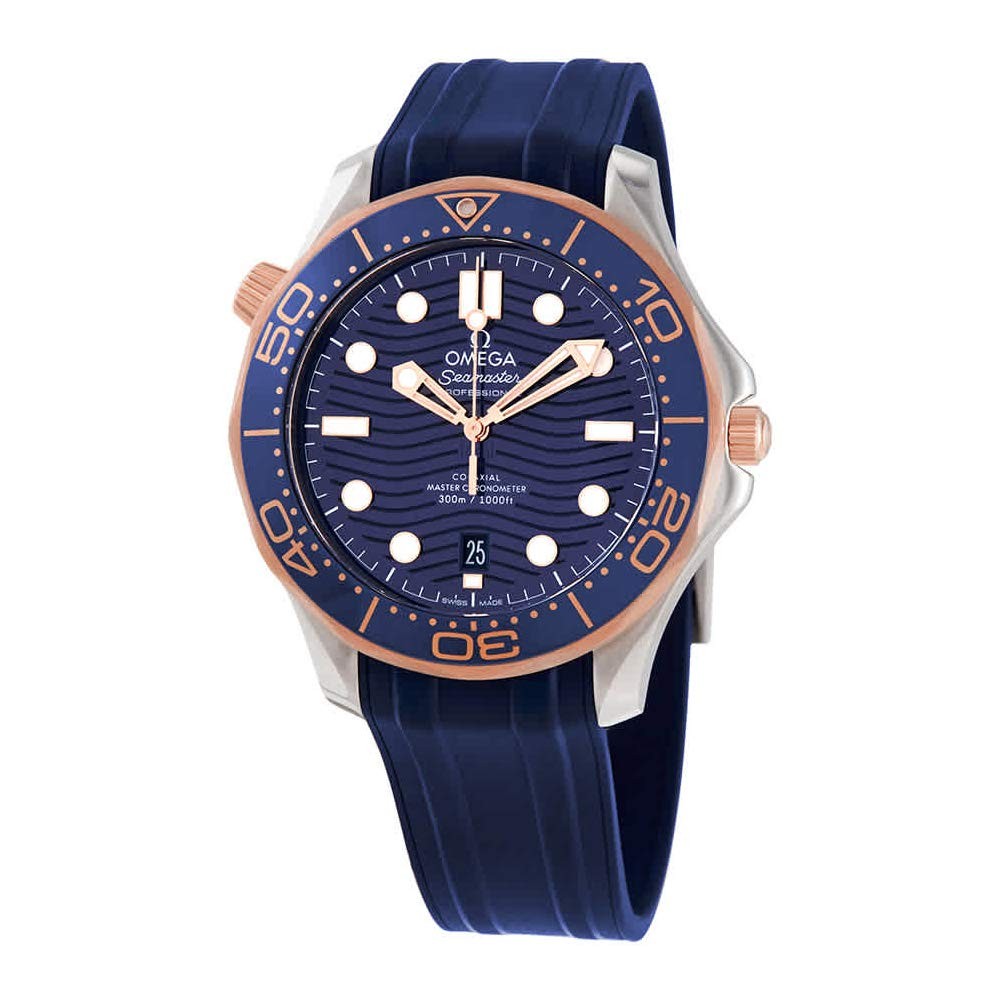 OMEGA Seamaster Diver 300M 210.22.42.20.03.002 Blue SS Men’s Watch New in Box