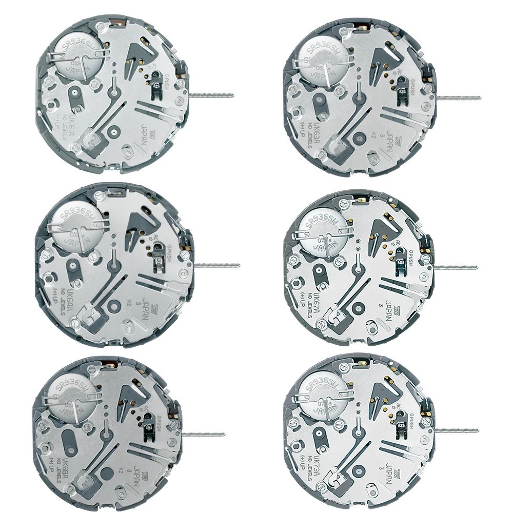 Genuine Japan Chronograph Quartz Movement VK61 VK63 VK64 VK67 VK68 VK73 Battery