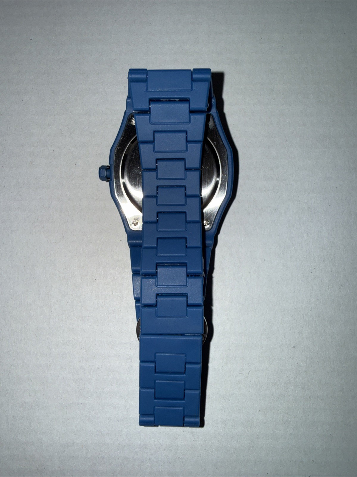 NEW Blue Fashion Unisex Quartz Watch Silicone Wristband Minimalist Design Sports