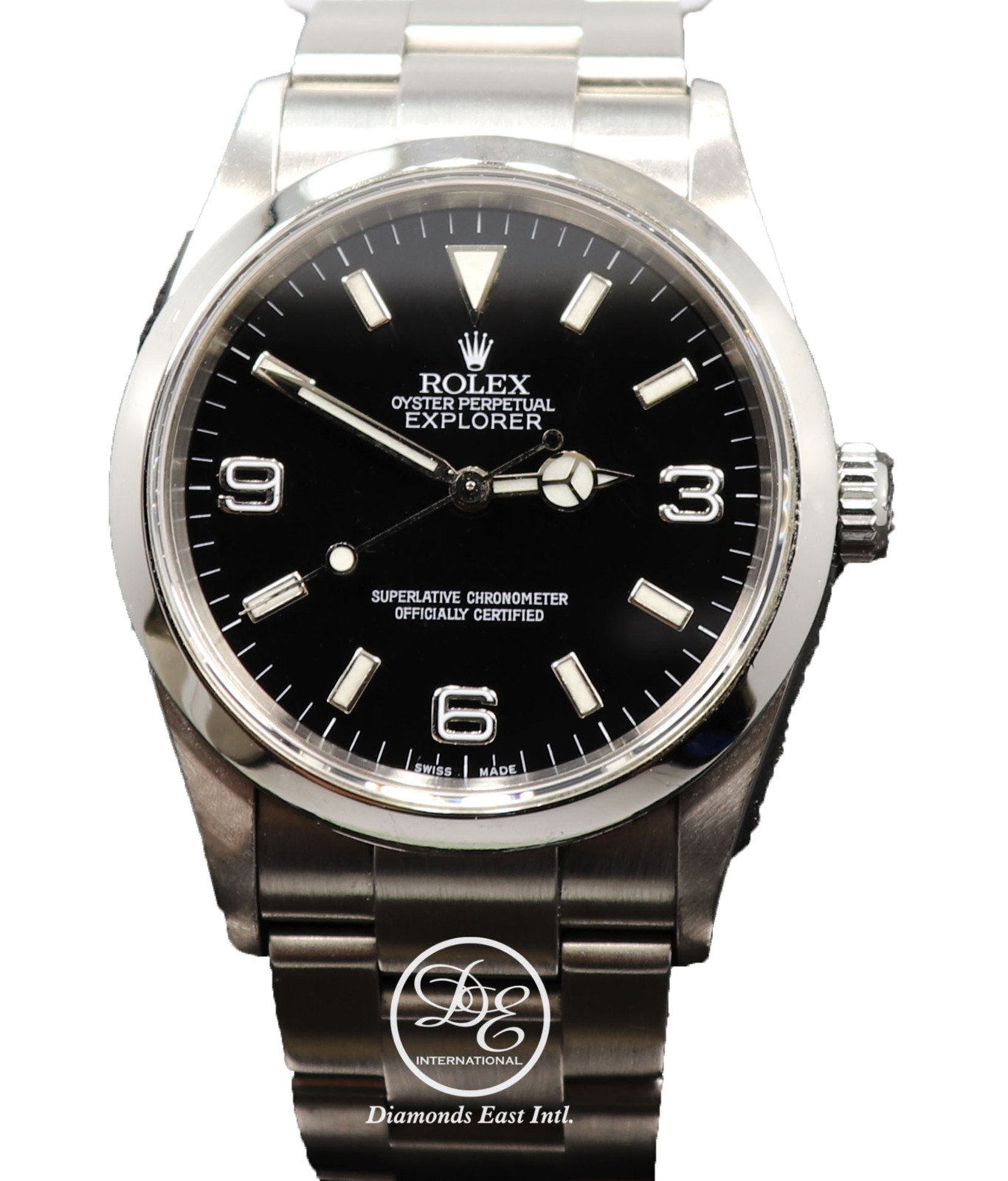 Rolex Explorer I 114270 Steel Oyster Black 36mm Watch Box Papers Mint Condition